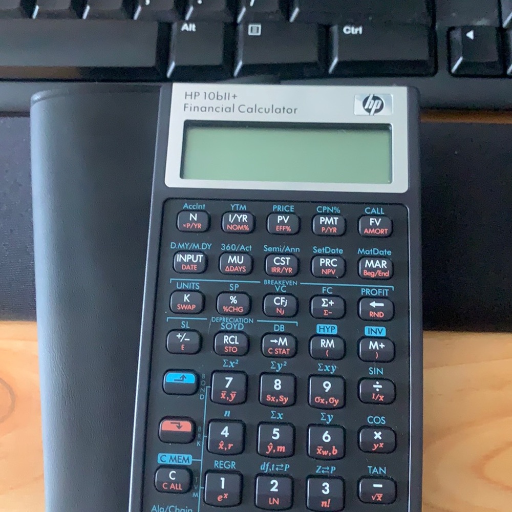 HP 10bII+ Financial Calculator